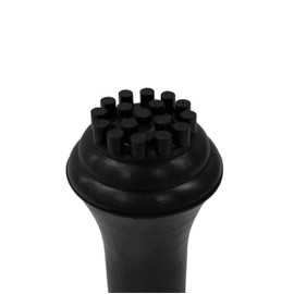 Replacement Trekking Pole Tips, Protectors Hiking Pole, Fits Most Standard Hiking Poles 3/8 inch Durable & Extra Stability, Black, 4 Count by RIANT WHEEL