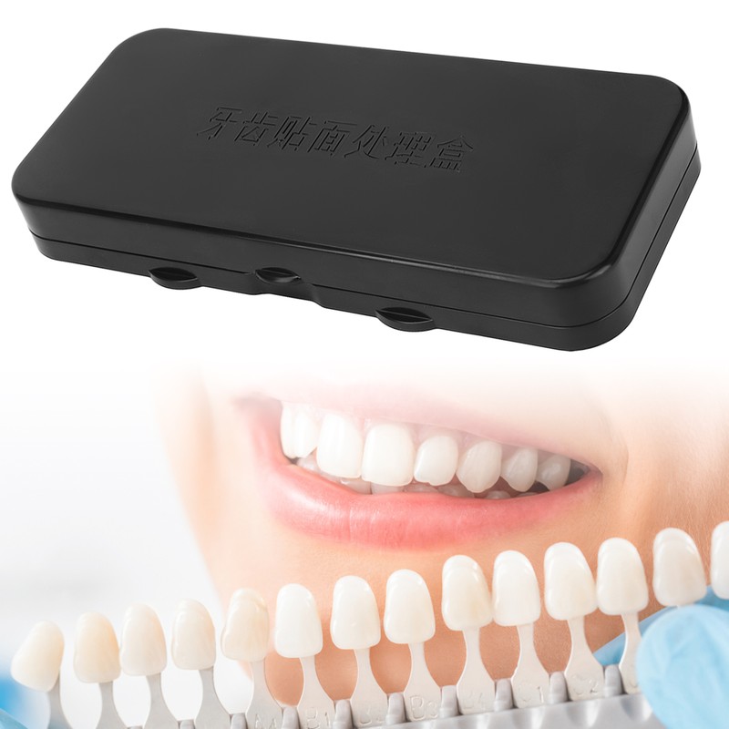 Dental Veneer Pretreatment Patch Tooth Box Ceramic Veneers Denture Storage