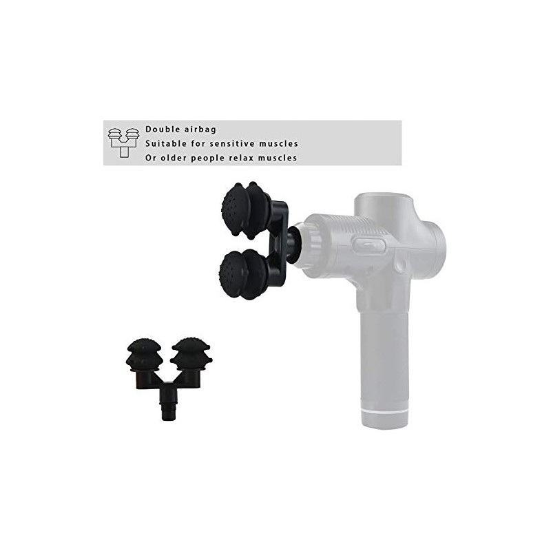 2020年新型 筋膜マッサージガン切り替えヘッド 19mmのすべての筋膜マッサージガンに適し プラグアンドプレイ 筋膜マッサージガンアクセサリー