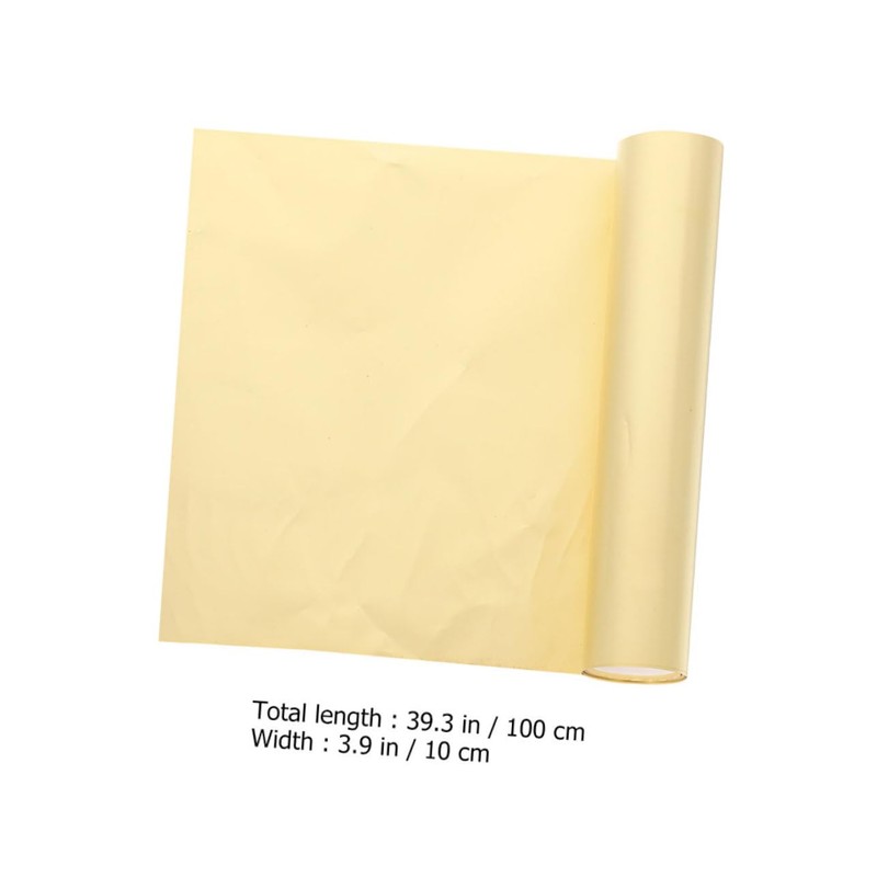 Mobestech 1roll High Hardness Brass Foil Sheet Thick Metal Strip