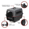 SportPet Designs Plastic Airline Approved Kennels Wire Door Travel Dog