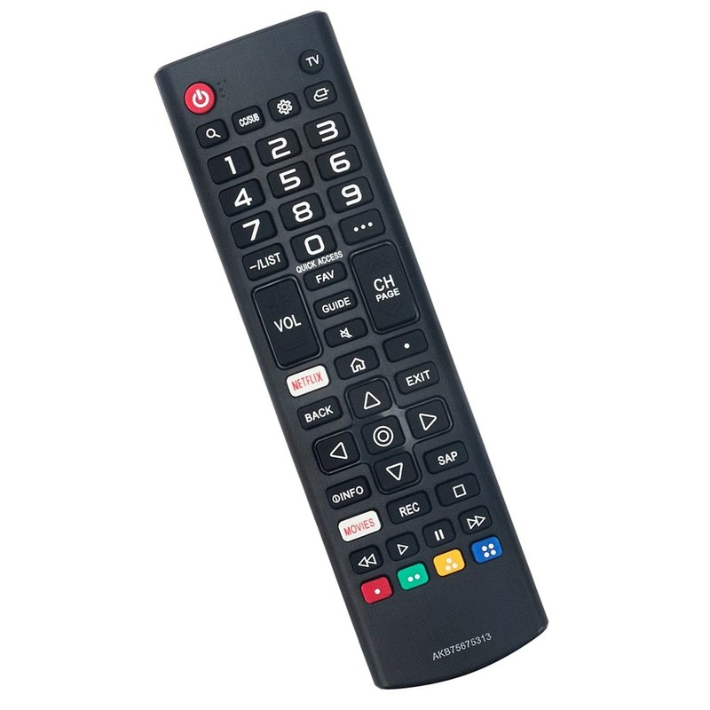 Replacement AKB75675313 Remote Control for All LG Smart TV LCD