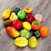ULTNICE Artificial Fruit Decorations Lifelike Artificial Mango Plastic Fruit Fake