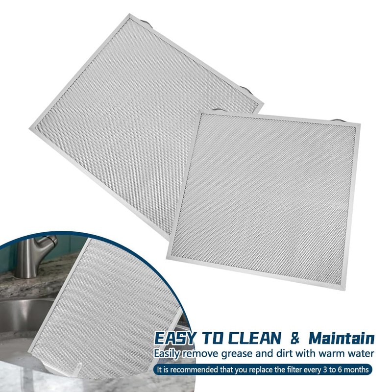 2 Pack S99010430-003 Range Hood Grease Filter Fit For Boran
