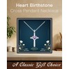 MIDDLUX Cross Necklace for Women, Birthday Gifts for Her, Heart