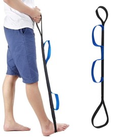 FunnAura Leg Lifter Mobility Aid for Bed, Hip Replacement Recovery Aids (Blue)