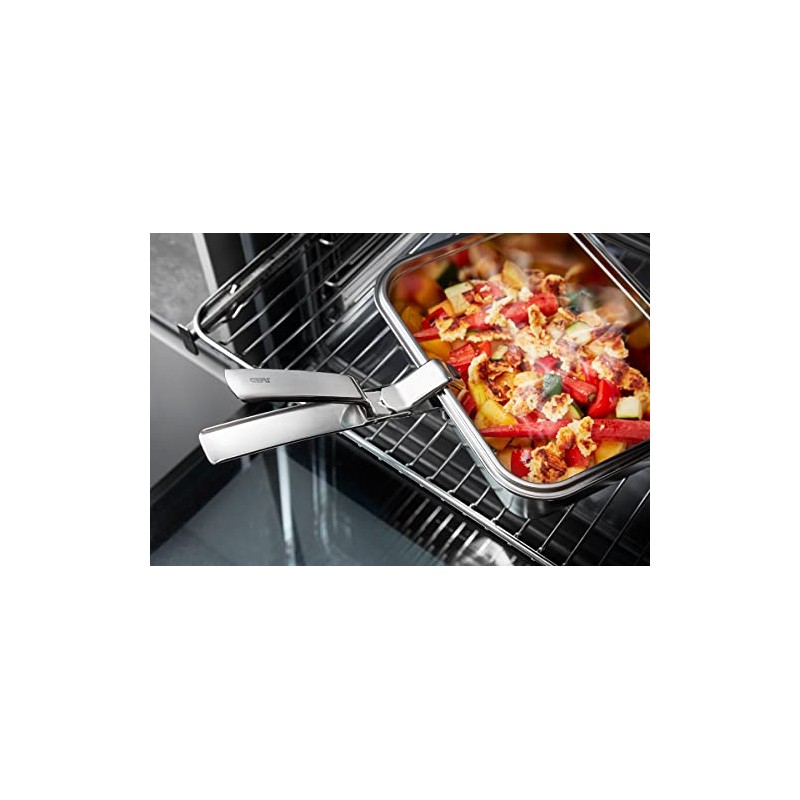 GEFU 15610 Fixit Oven Tongs - Tongs for Pizza Trays,