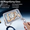 Handheld Magnifier 4X Magnifying Glass for Reading Full Book Page