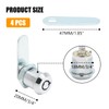 Uenhoy 4 Pack Tubular Cam Lock 3/4 Inch Cabinet Cam