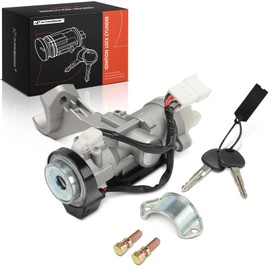 A-Premium Ignition Lock Cylinder with 2 keys Compatible with Hyundai Vehicles - Elantra 2001-2006, Automatic Transmission, Replace# 819002DA90