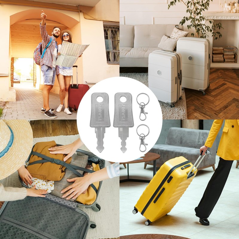 2 x TSA Universal Keys, Multifunction Luggage Key for TSA