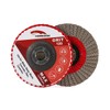 HOMESOM 4" Diamond Grinding Wheel Flap Disc,100mm Angle Grinder Sanding