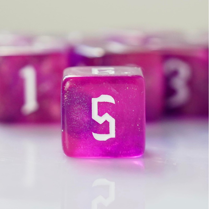 10 PC D6 dice 16mm Acrylic Dice Set for RPG