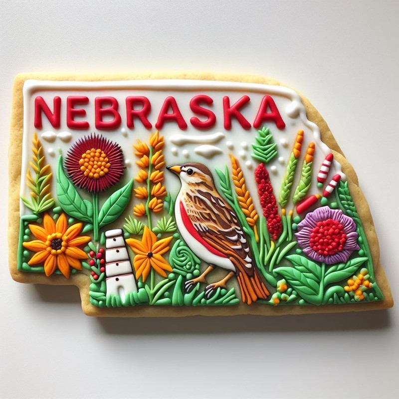 Nebraska State 4 Inch Cookie Cutter from The Cookie Cutter