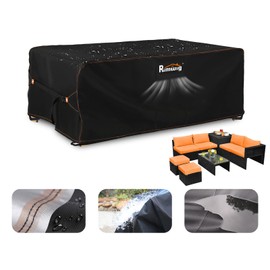 Patio Furniture Set Covers Waterproof, Outdoor furniture covers waterproof clearance, Sectional Sofa Couch Set Covers for Winter,Table Chair Cover Outside Rectangular Heavy Duty 90"Lx65"Wx28"H