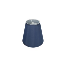 eTeckram Hardback Silk Empire Lamp Shade 5-inch by 9-inch by 8.5-inch, Navy Blue