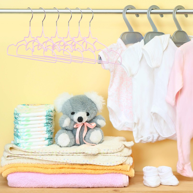 Relaxdays Children's Clothes Hangers Star Set of 10 Wire Hangers,