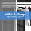 Solvora Belt Hanger, Belt Hanger for Closet Max 60 Belts,