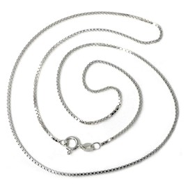 Inmaculada Romero IR Cadena Plata Ley 925 m 50 cm Model Veneciana Ancho 1.2 mm Unisex Cierre Reasa