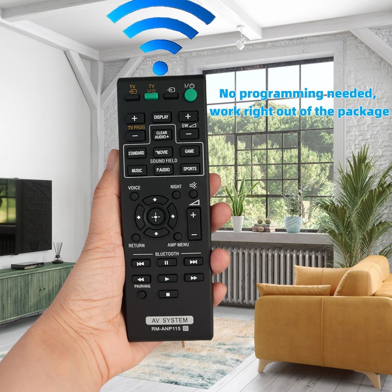 Replacement Soundbar Remote Control RM-ANP115 Compatible for Sony Sound Bar