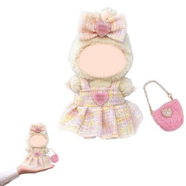 1 Purple and Yellow Dress, 1 Bow Headpiece, and 1 Matching BagOutfit, Outfit, Doll Clothes, Purple and Yellow Dress with Bow Accessories and Handbag Set, 1 Piece, for Doll Display, Photo Props, Gift