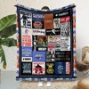 Hockey Blanket Hockey Gifts for Boys Kids Soft Cozy Hockey