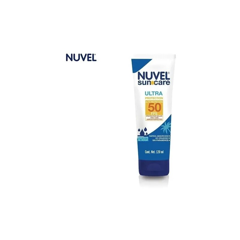 Protector Solar Nuvel Suncare FPS 50 Ultra Protection Sunscreen SPF