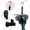 SAMSFX Fishing Wader Boot Hanger Hanging Strap Belt with Swivel