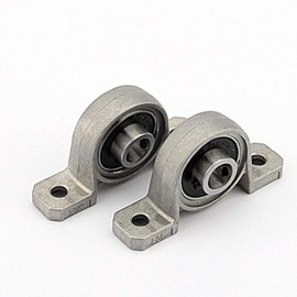 Delaman Pillow Block Bearing Block Zinc Alloy Shaft Diameter 8 mm 10 mm 12 mm 20 mm (Size : 20 mm)