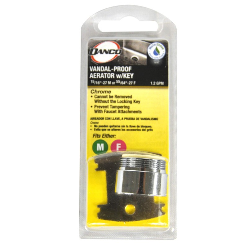 Danco 10866, 1.2 GPM Dual Thread Vandal Proof Aerator