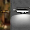 Solar Wall Lamp Sensitive Motion Sensor Weather Resistant Outdoor LED