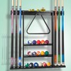 Pool Stick Holder, Wall Mount Pool Cue Rack ,Solid Wood