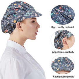 KUMSODE 1 Piece Chefs Hat Women Chef Hat Elastic Breathable Mesh Baker's Hat for Kitchen Cooking Service and Other Work