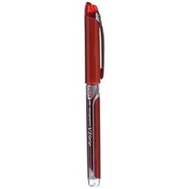 Pilot V7 Hi-tecpoint liquid ink rollerball pen, 0.7mm ball with red ink and fine 0.4mm line width