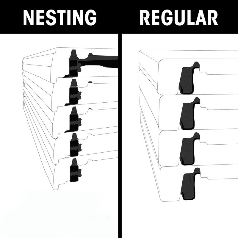 Lifetime 280478 Commercial Nesting Folding Table, 4 Foot