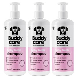 Baby Fresh Dog Shampoo by Buddycare | Deep Cleansing Shampoo for Dogs | Fresh Scented | with Aloe Vera and Pro Vitamin B5 (50.72oz)