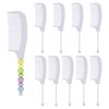 KINCHYGO, 10 Pack Beadable Hair Combs Beaded Rat Tail Comb