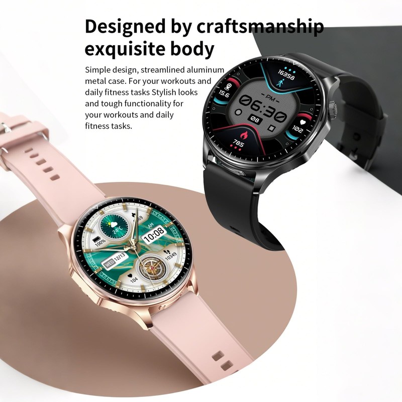 Desong Smart Watch with Earbuds,2 in 1 TWS Smartwatches,1.43" Colorful