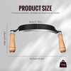 8'' Draw Knife Woodworking Curved Debarking Tool with Ergonomic Handle