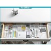 44 PCS Clear Drawer Organizers Set, 4 Size Versatile Bathroom