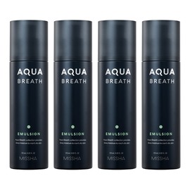 Partner_Reference Missha For Men Aqua Breath Emulsion Lotion 4pcs 125ml / 미샤 포맨 아쿠아브레스 에멀전 로션 4개 125ml