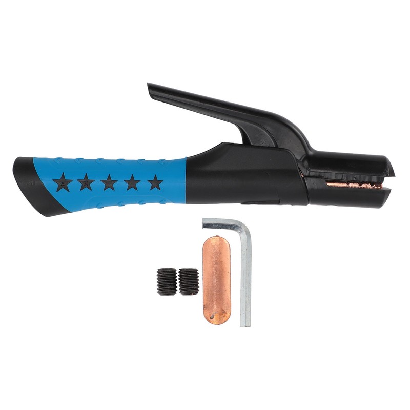 Welding Electrode Holder 500A Euro Style Heavy Duty Electrode Clamp
