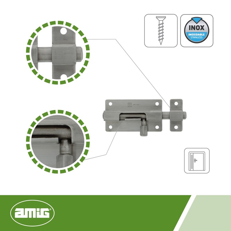 Amig - Stainless Steel Door Bolt | Bolt Mod. 800