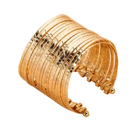 Stocking Stuffers Holiday Outfits for Women 2024 Arm Cuff Gold Arm Cuff Chunky Gold Bracelet Gold Bangles for Women Arm Cuff Jewelry for Women Jewelry Gifts for Teen Girls