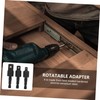 Gadpiparty 2Sets Rotatable Drill Socket Adapter Wobble Socket Extensions for