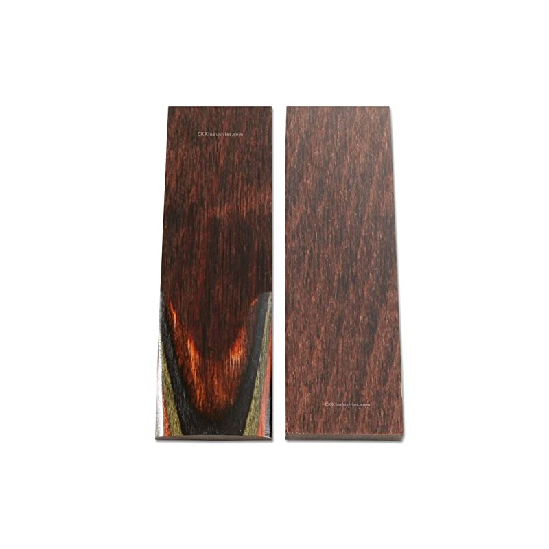 EZSMITH Dymalux Handle Scale Set - (Layered) - (Green Mountain