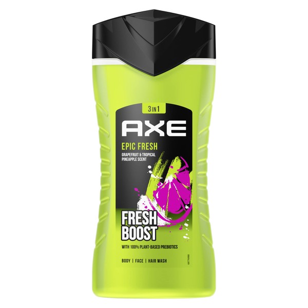 Axe Epic Fresh 3-in-1 Shower Gel & Shampoo, 250 ml