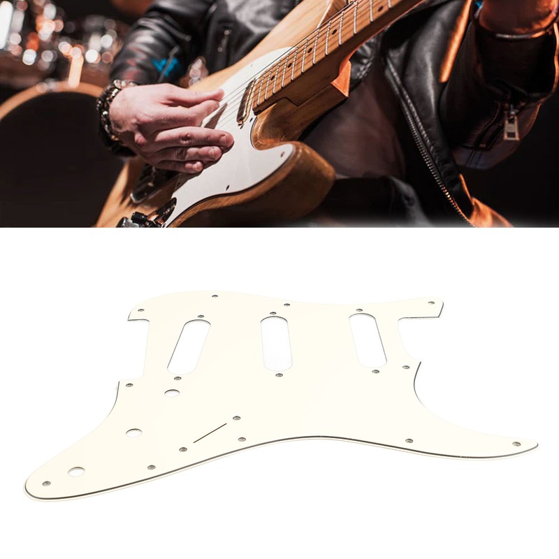 Guitar Pickguard Replacement Aluminum Foil Shielding PVC Scratch Protection Guitar