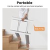 SOLADDER Step Stool, 2 Step Ladder with Anti-Slip and Wide
