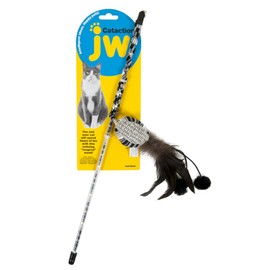 JW Pet Doskocil Ball with Wand Cataction Toy (36571096)